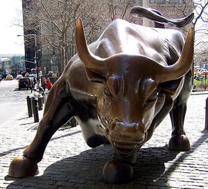 Bull at the New York Stock Exchange by Walter Rodriguez, on Flickr
