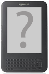 Kindle with question mark