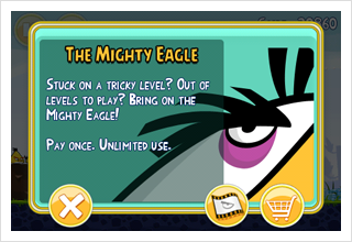 Mighty Eagle from Angry Birds