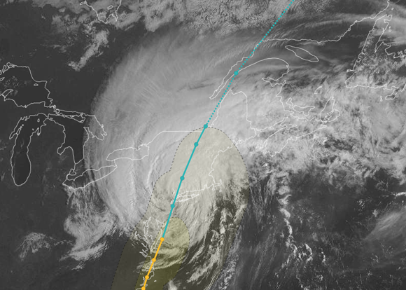 New York Times Hurricane Irene tracker