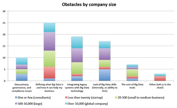 Obstacles by company size